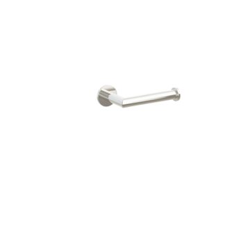 Transitional Flared Brass Paper Holder - Single Post — Overall 6 1/8"