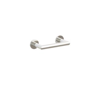 Transitional Flared Brass Paper Holder - Pivoting Double Post — Overall 6 7/8"