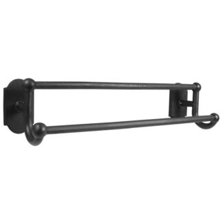 Sandcast Bronze Double Towel Bar — 24" CTC