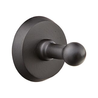Sandcast Bronze Single Hook with Rosette — Projection 2 3/4"