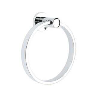 Modern Brass Towel Ring — Overall 6 1/2"