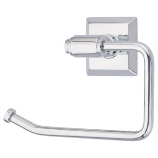 Transitional Brass Paper Holder - Bar Style — Projection 3 3/8"